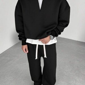 Ensemble jogging  unisexe noir